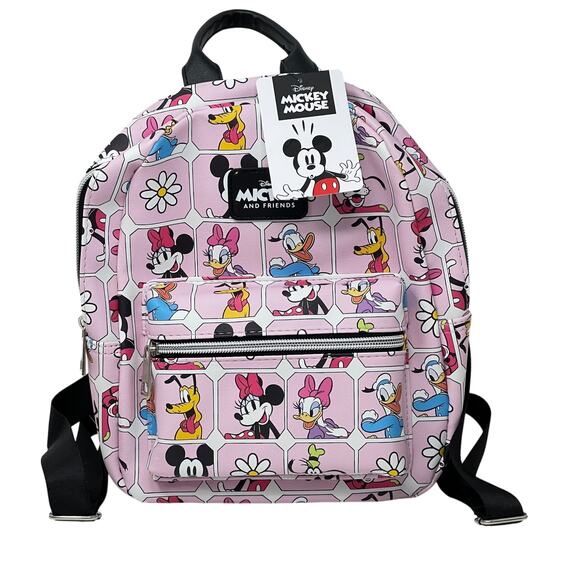 Mickey & Friends Backpack 11" x 9" x 5" Bioworld NWT - Picture 1 of 8
